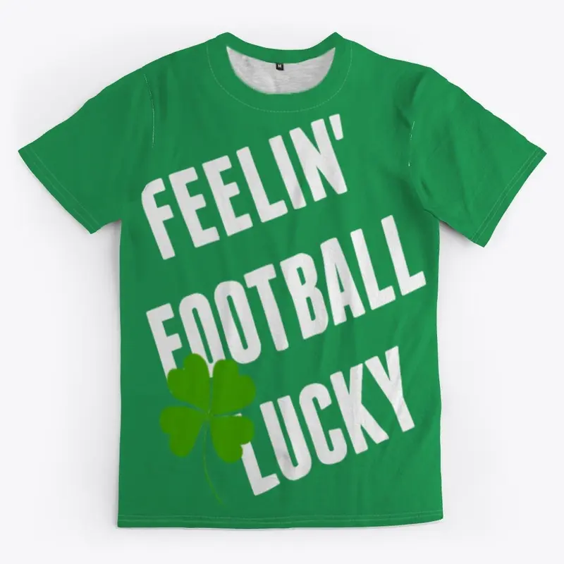 St. Patrick's Day Football Lucky