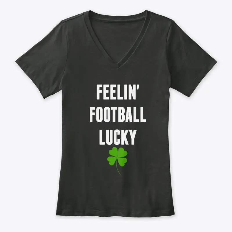 St. Patrick's Day Football Lucky