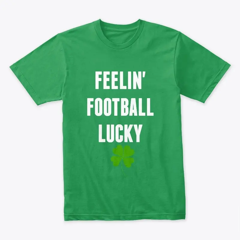 St. Patrick's Day Football Lucky