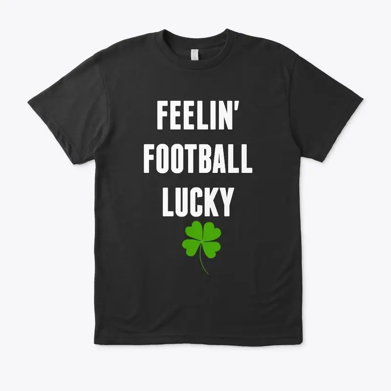 St. Patrick's Day Football Lucky