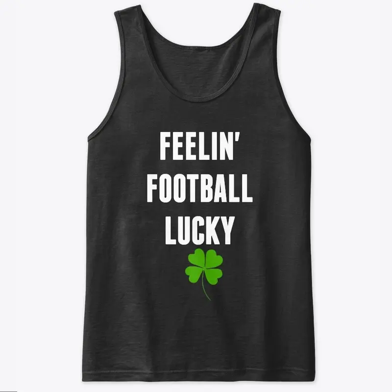 St. Patrick's Day Football Lucky