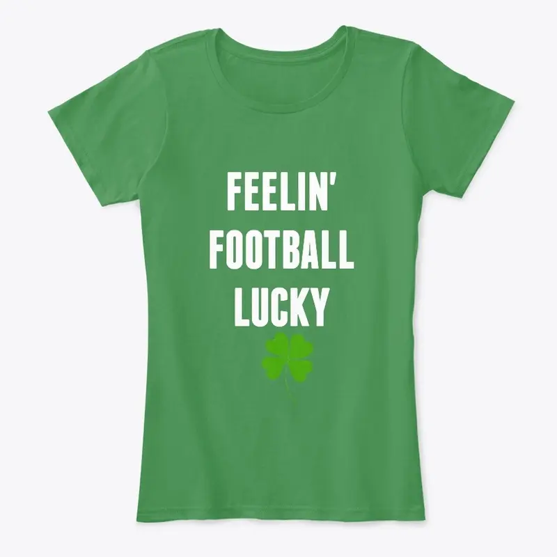 St. Patrick's Day Football Lucky