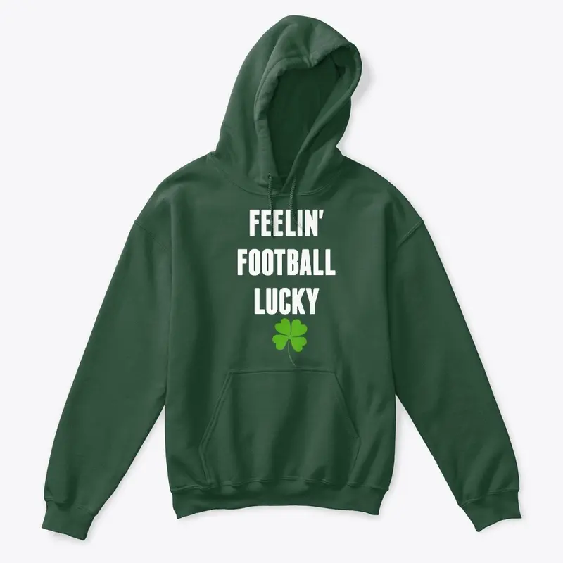 St. Patrick's Day Football Lucky