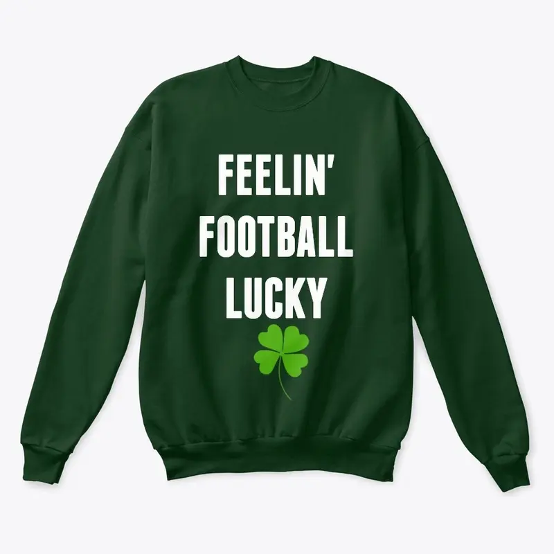 St. Patrick's Day Football Lucky