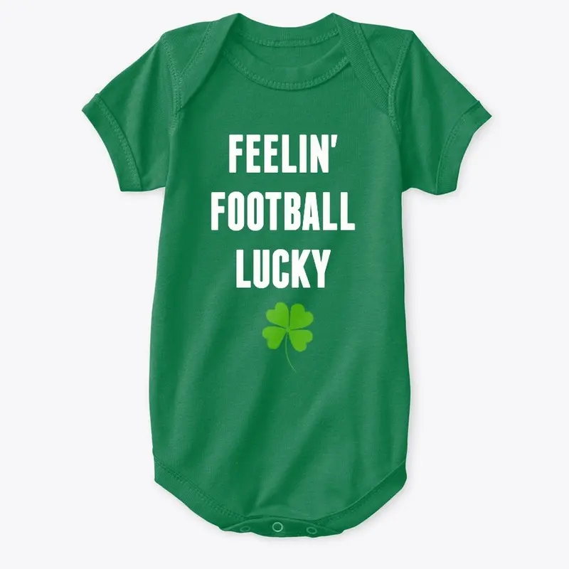 St. Patrick's Day Football Lucky