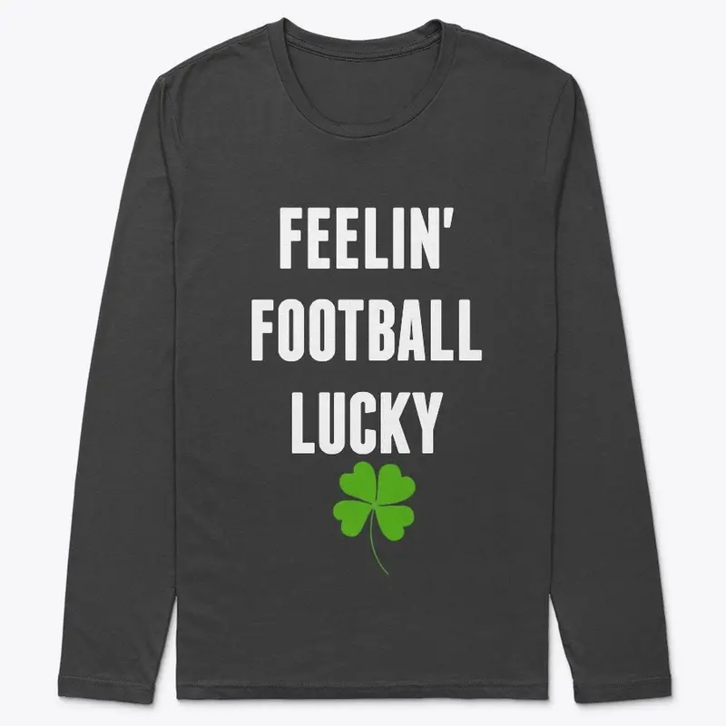 St. Patrick's Day Football Lucky