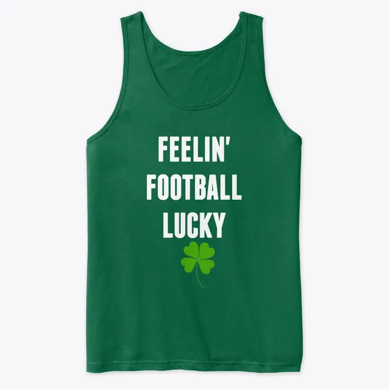 St. Patrick's Day Football Lucky