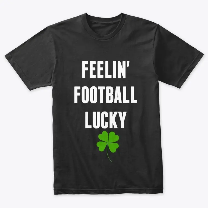 St. Patrick's Day Football Lucky