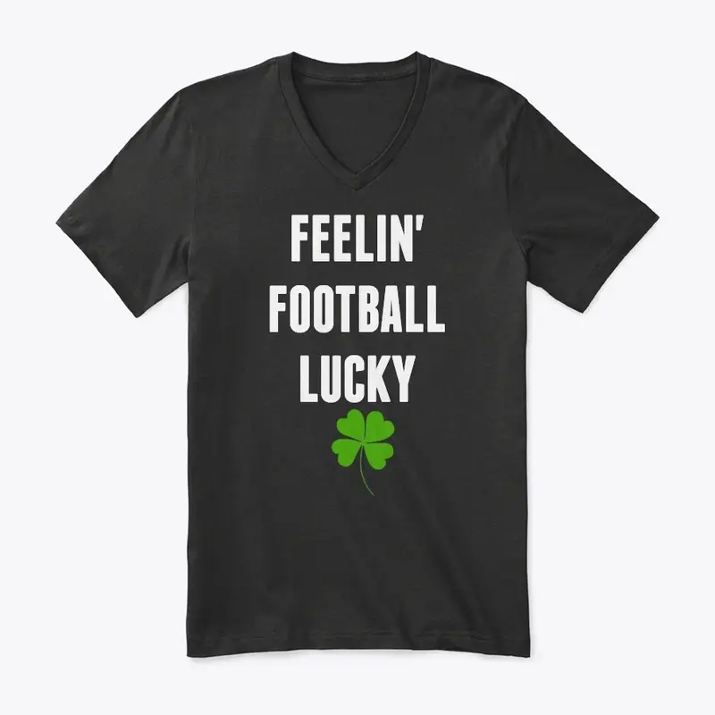 St. Patrick's Day Football Lucky