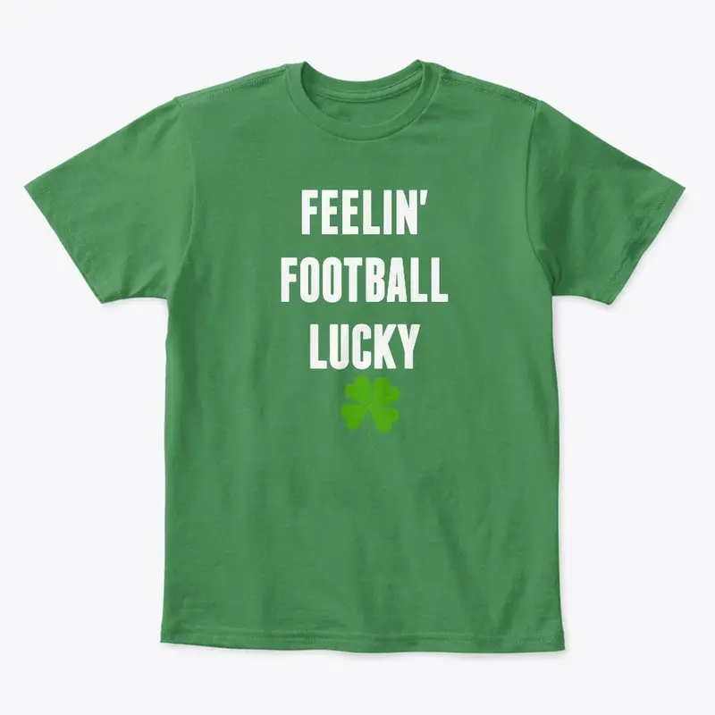 St. Patrick's Day Football Lucky