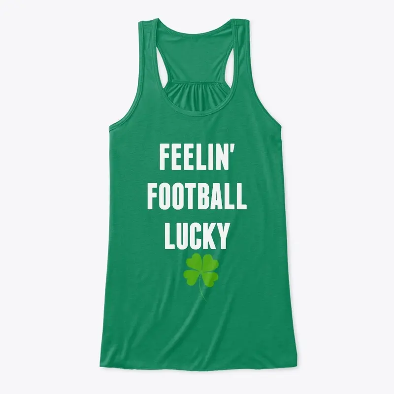 St. Patrick's Day Football Lucky