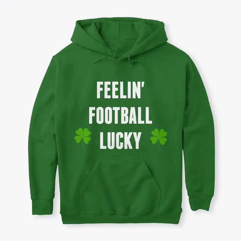 St. Patrick's Day Football Lucky