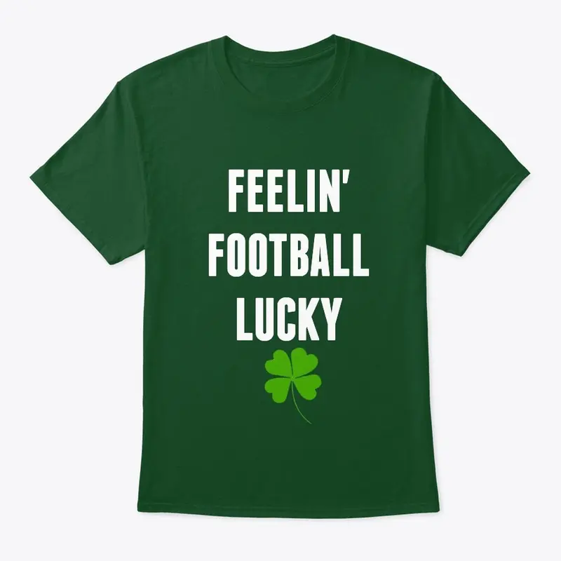 St. Patrick's Day Football Lucky