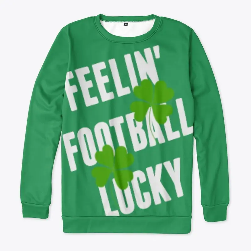 St. Patrick's Day Football Lucky